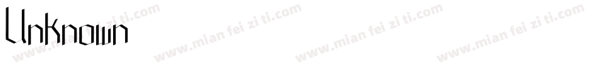 Unknown 粗体字体转换